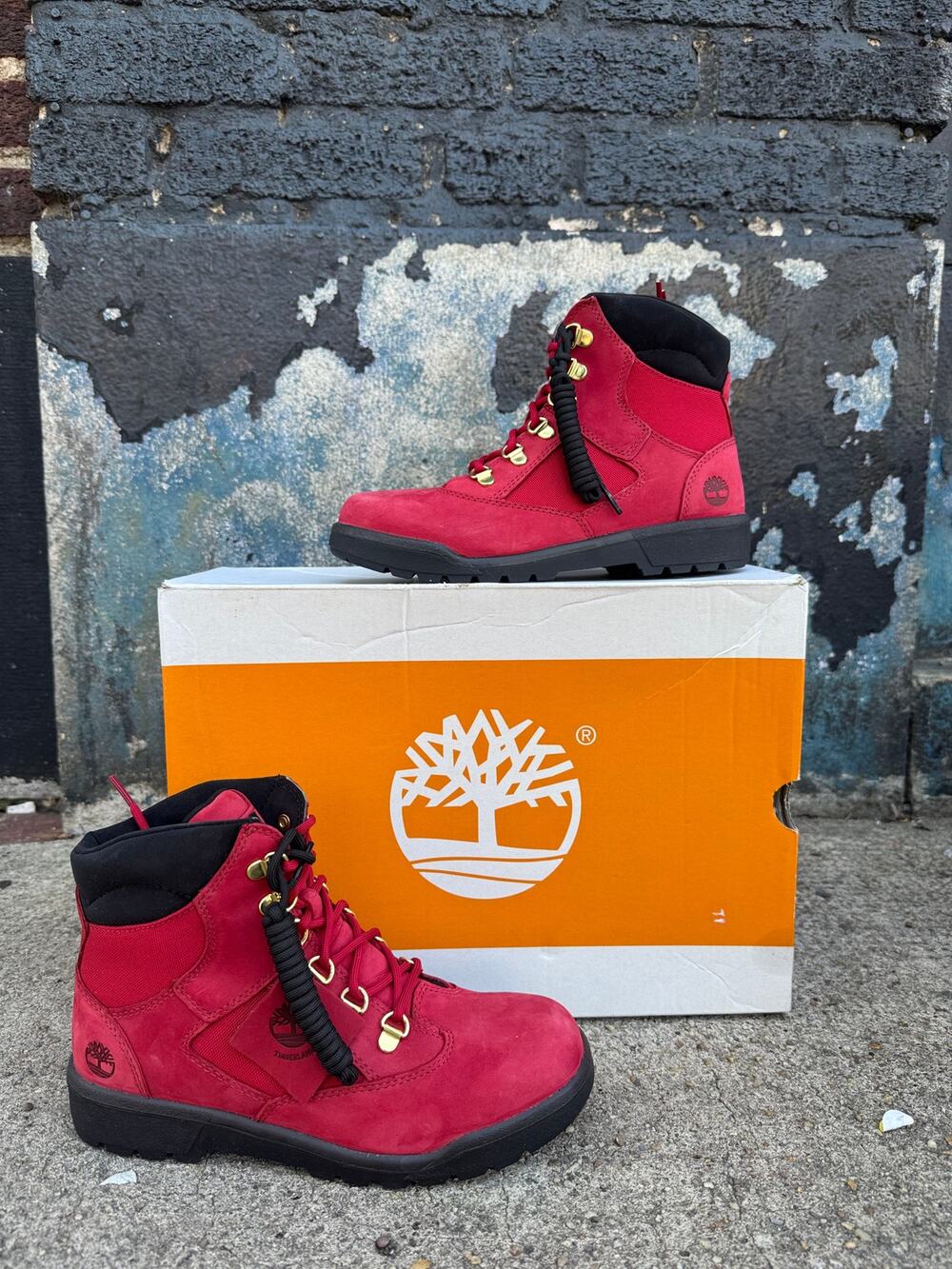 Timberland Red Field Boot Size Womens 5.5